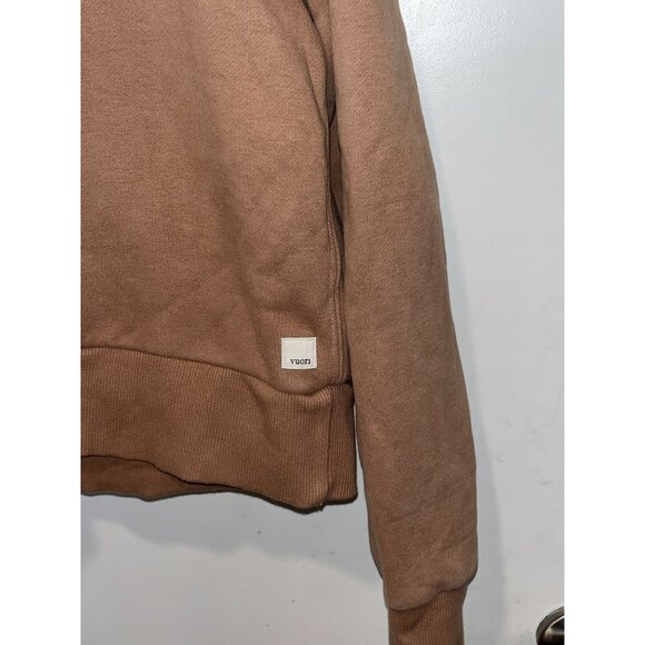 Vuori Restore  Half-Zip Hoodie Sweatshirt Medium Womens - Canyon Clay - Picture 6 of 11